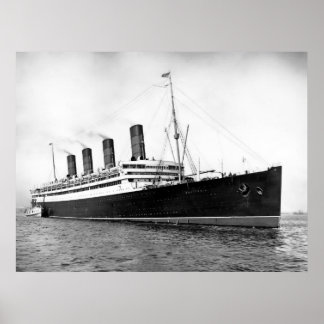 Póster RMS Aquitania