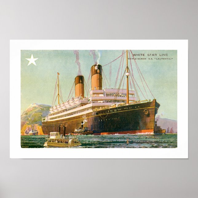 Póster RMS Laurentic (Frente)