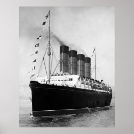 Póster RMS Lusitania
