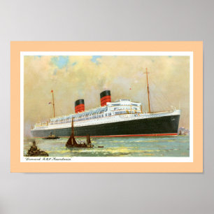 Póster RMS Mauretainia Poster