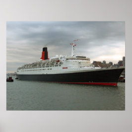 Póster RMS Queen Elizabeth 2