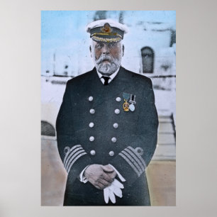 Póster RMS Titanic Captain Edward J. Smith