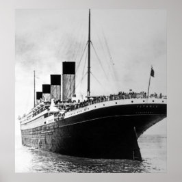 Póster RMS Titanic Saliente