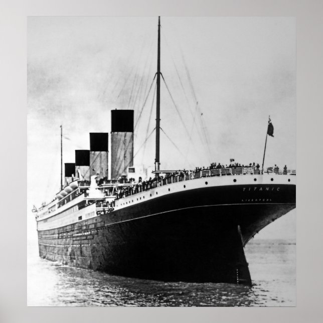 Póster RMS Titanic Saliente (Frente)