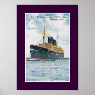 Póster RMS Viceroy de la India