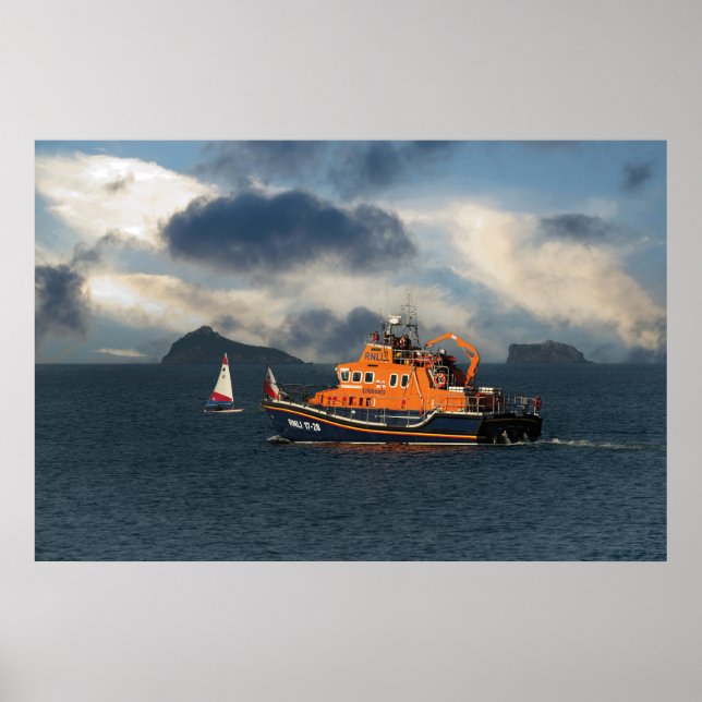 Póster RNLI Lifeboat Torbay (Frente)