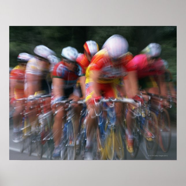 Póster Road bicycle racing (Frente)