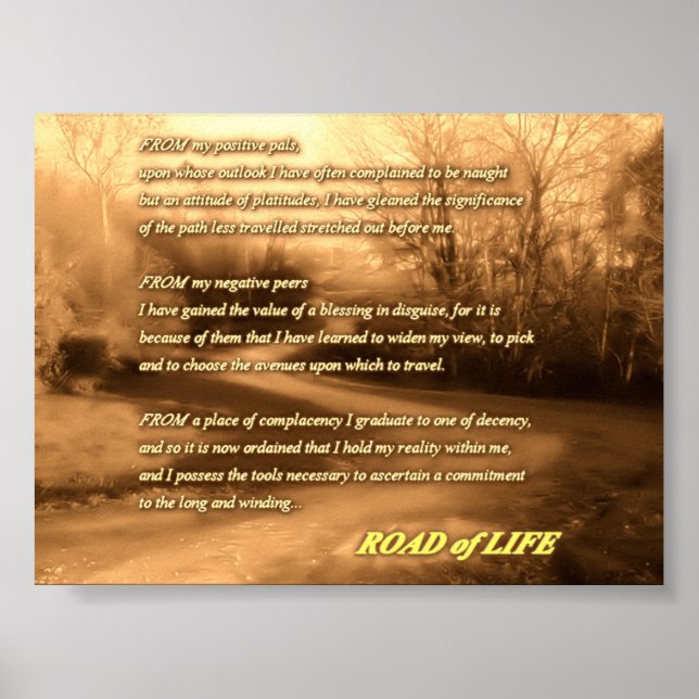 Póster ROAD of LIFE (Frente)