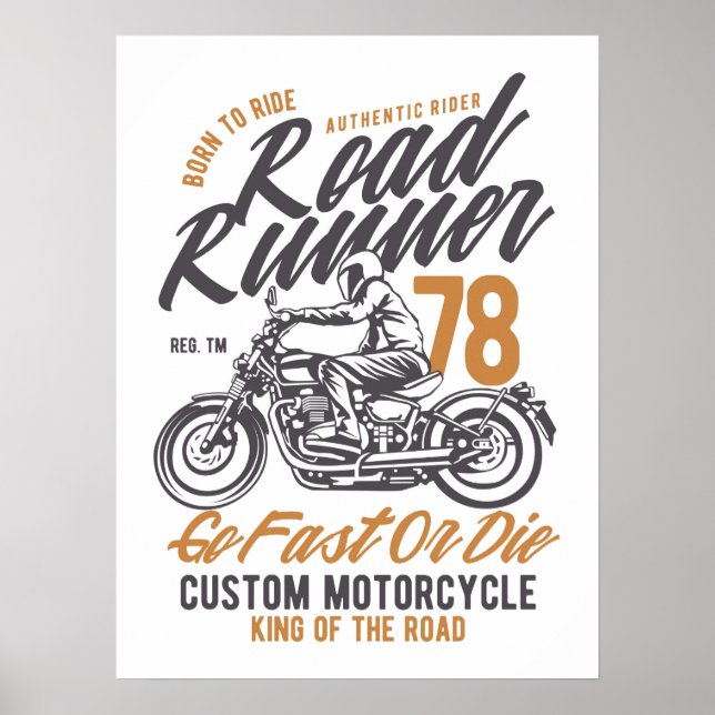 Póster Road Runner 78 (Frente)