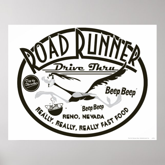 Póster ROAD RUNNER™ Drive Through (Frente)
