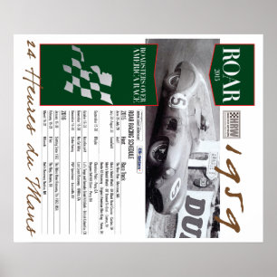 Póster ROAR 2015 HRW Slot car racing poster