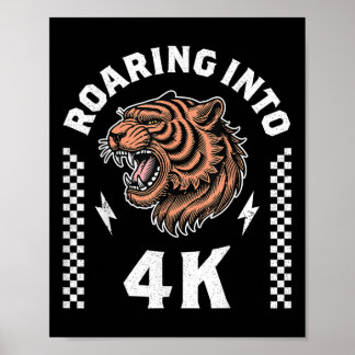 Póster Roarando a 4.000 tigres de vuelta a la escuela, ni