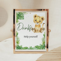 Roaring Lion Baby Shower Bebe