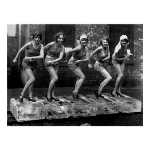 PÓSTER ROARING VEINTE FLAPPERS