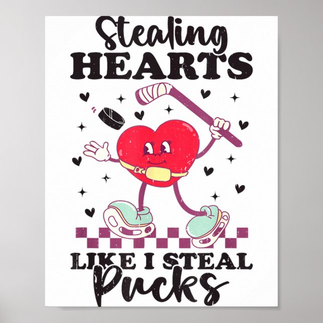 Póster Robando Corazones Como Robó Discos San Valentín Di (Frente)