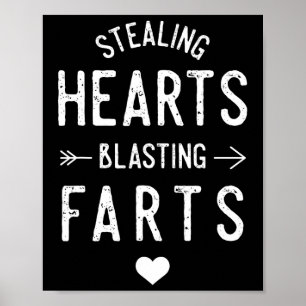 Póster Robando Corazones Fartos Divertidos Regalos del Dí