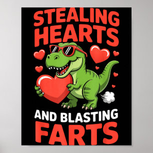 Póster Robando corazones y explotando pedos