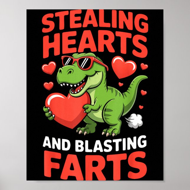 Póster Robando corazones y explotando pedos (Frente)