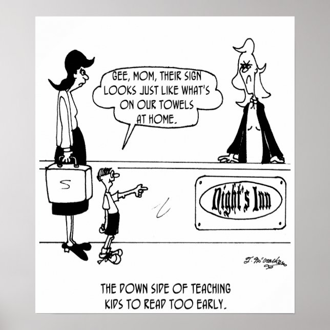 Póster Robando toallas de hotel (Frente)