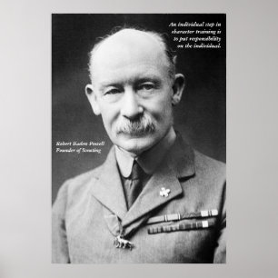 Póster Robert Baden-Powell