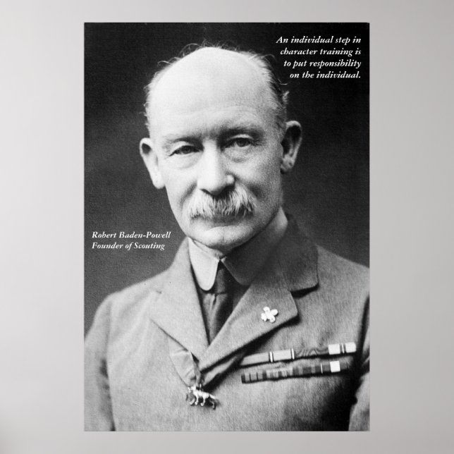 Póster Robert Baden-Powell (Frente)