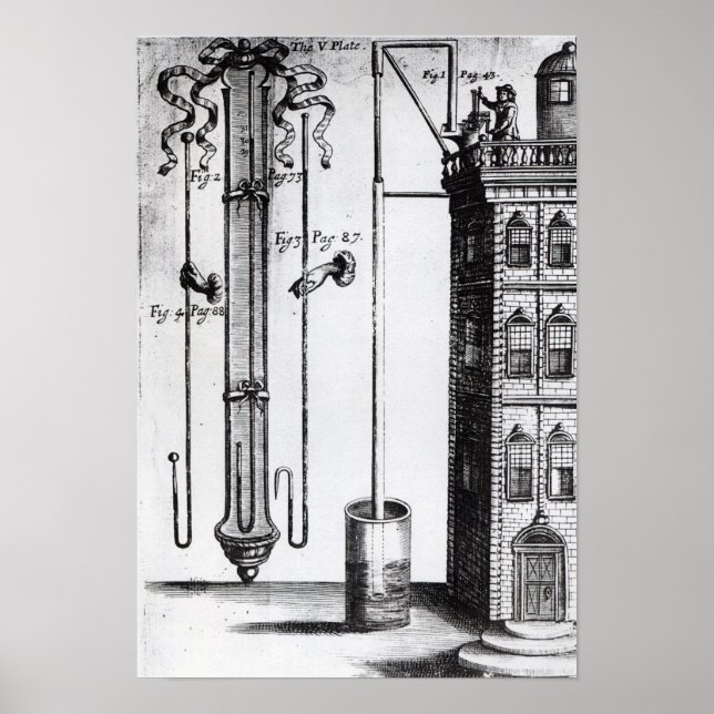 Póster Robert Boyle's development of the water pump (Frente)