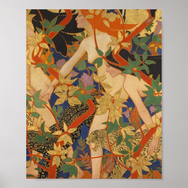 Póster Robert Burns - La Caza (Diana Y Sus Ninfas) (Frente)