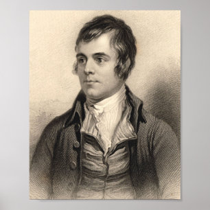 Póster Robert Burns Portrait