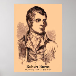 Póster Robert Burns Poster