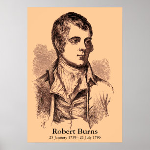 Póster Robert Burns Poster