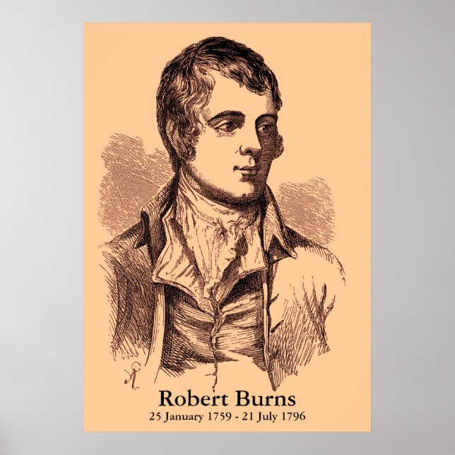 Póster Robert Burns Poster (Frente)