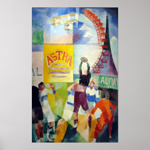 Póster Robert Delaunay El Equipo De Cardiff