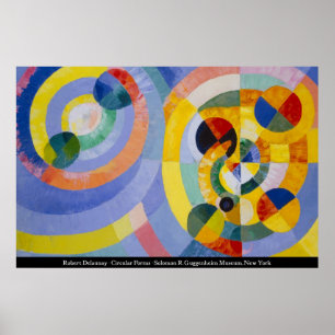 Póster Robert Delaunay - Formas circulares