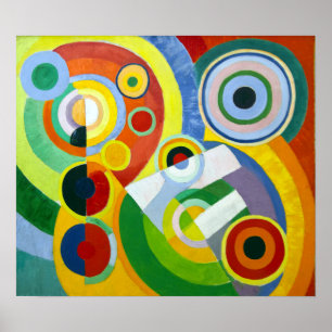 Póster Robert Delaunay Rhythm, la alegría de vivir