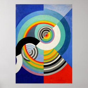 Póster Robert Delaunay - Rythme n° 3