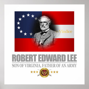 Póster Robert E Lee (Patriota Meridional)