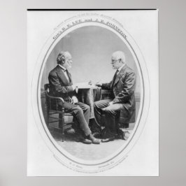 Póster Robert E. Lee y Joseph E. Johnston