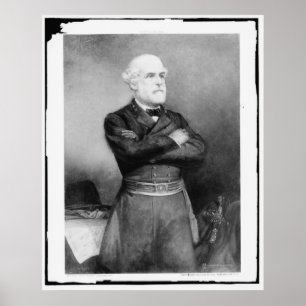 Póster Robert Edward Lee Fotografía de John Adams Elder