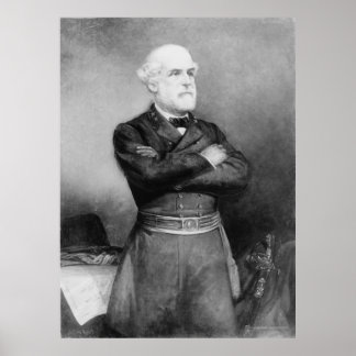 Póster Robert Edward Lee Portrait by John Adams Elder