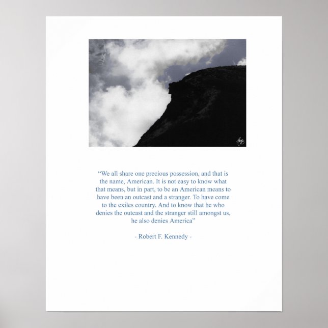 Póster Robert F. Kennedy El Exilio Entre El Poster Estado (Frente)