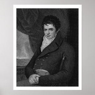 Póster Robert Fulton (1765-1815), grabado por George Park