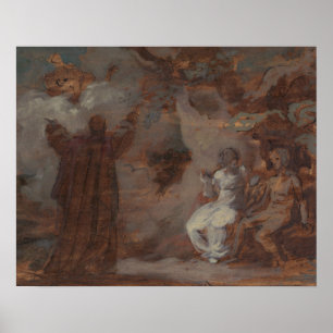 Póster Robert Smirke - Prospero Conjurando una Masque
