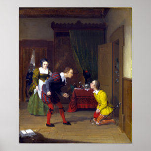 Póster Robert Walter Weir, las esposas moras de Windsor