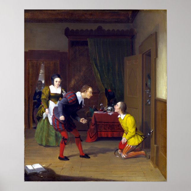 Póster Robert Walter Weir, las esposas moras de Windsor (Frente)