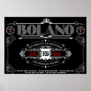 Póster Roberto Bolano 2666