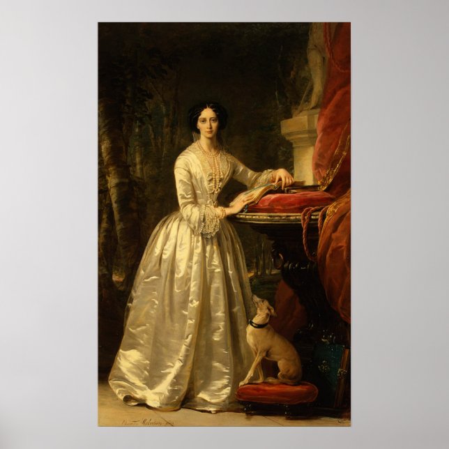 Póster Robertson - Maria Alexandrovna De Rusia 1849 (Frente)