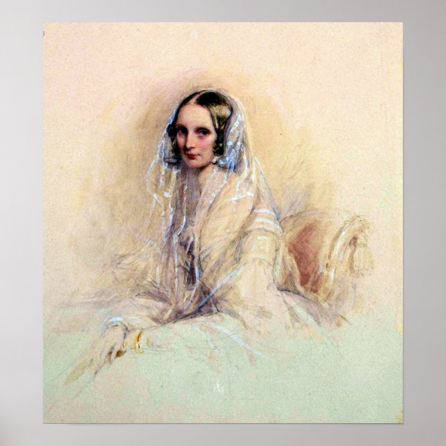 Póster Robertson - Retrato De La Emperatriz Alexandra (Frente)