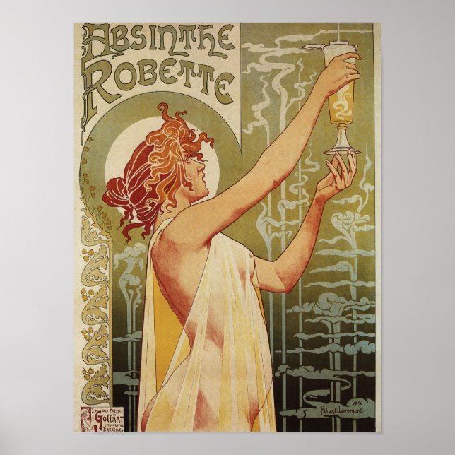 Póster Robette Absinthe Advertisement Poster (Frente)