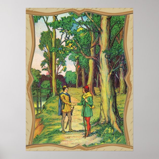 Póster Robin Hood And Little John Poster (Frente)
