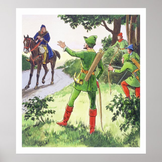 Póster Robin Hood, de 'Peeps into Past', publicado (Frente)